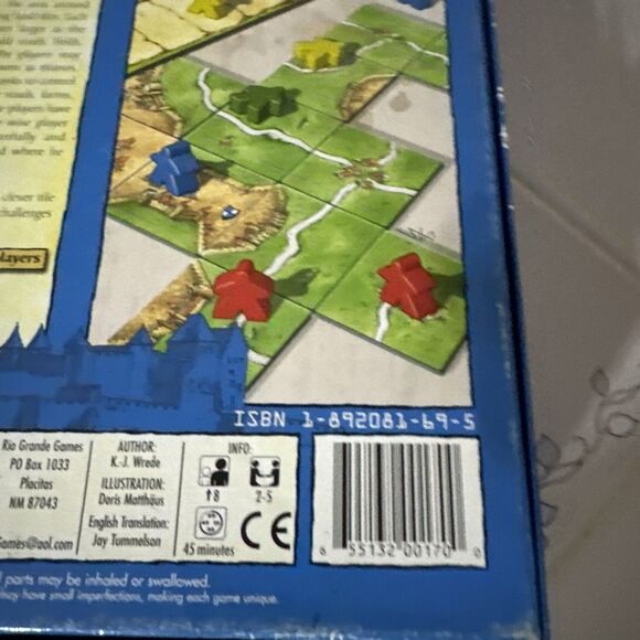 Carcassonne Board Game Klaus-Jurgen Wrede Rio Grande games Complete READ - Picture 12 of 12